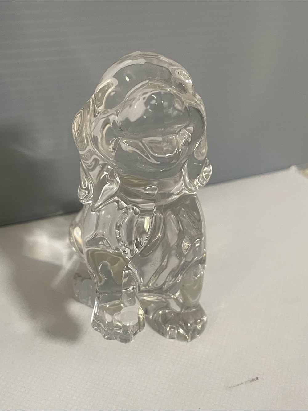 Vtg Princess House Pet Crystal Dog Figurine